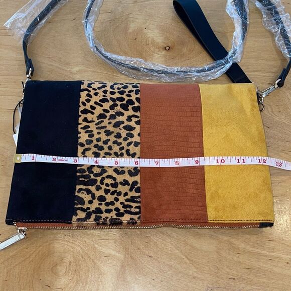 Parfois Southern Convertible Crossbody Clutch Purse Bag Multi Color NWT - Picture 4 of 5